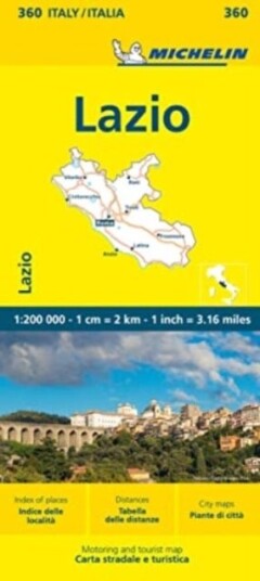 Lazio - Michelin Local Map 360 Lazio - Michelin Local Map 360