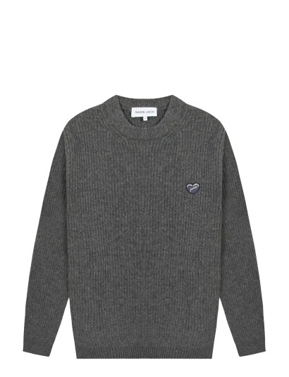 Maison Labiche Mulot Patch Coeur - Grey - XL