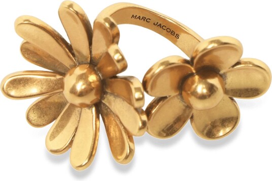 Marc Jacobs Daisy Wild Ring - ANTIQUE GOLD - 6