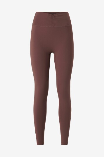 Drop Of Mindfulness - Treningstights Ultimate Ruched Tights - Brun