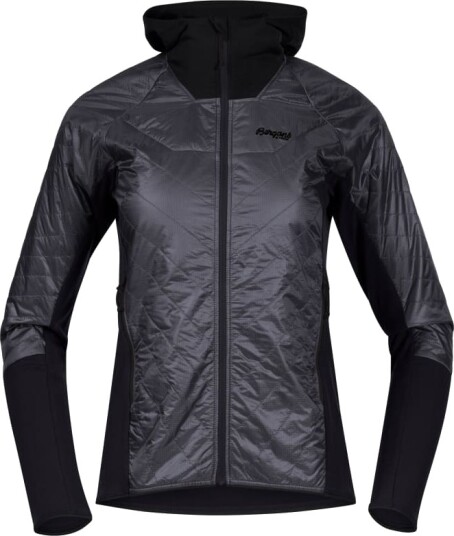 Bergans Women's Cecilie Light Insulated Hybrid Jacket XS, Solid Dark Grey/Black Bergans Women's Cecilie Light Insulated Hybrid Jacket XS, Solid Dark Grey/Black