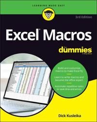 Excel Macros For Dummies Av Dick Kusleika