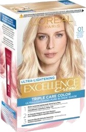 L'Oréal Paris Excellence Crème Blonde 01 Lightest Natural Blonde L'Oréal Paris Excellence Crème Blonde 01 Lightest Natural Blonde