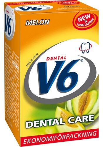 V6 Dental Care Melon 50 Stk.