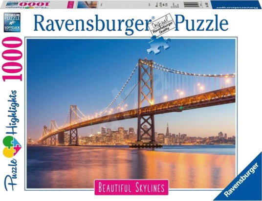 Ravensburger Puslespill 1000 Brikker San Francisco