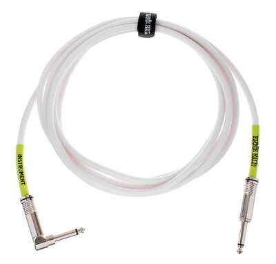 Ernie Ball Instrument Cable Hvit 3,05 m