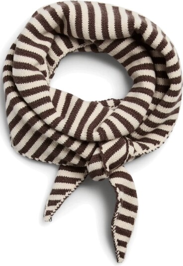 Pieces Pckomma Triangle Scarf Noos Bc Brown ONE SIZE