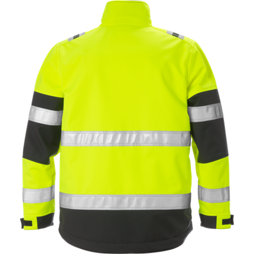 Fristads Softshelljacka 4083 Wyh, Klass 2 Varsel Gul/svart S