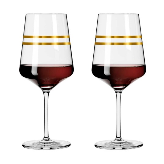 Ritzenhoff Celebration Deluxe Rødvinsglass Stripes 2 pk 54 cl