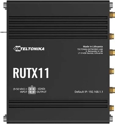 Teltonika RUTX11 Industrial Cellular Router RUTX11300400 Teltonika RUTX11 Industrial Cellular Router RUTX11300400