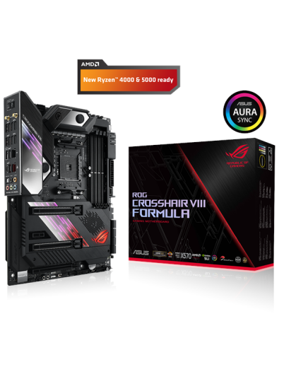 ASUS ROG CROSSHAIR VIII FORMULA Hovedkort - AMD X570 - AMD AM4 socket - DDR4 RAM - ATX ASUS ROG CROSSHAIR VIII FORMULA Hovedkort - AMD X570 - AMD AM4 socket - DDR4 RAM - ATX