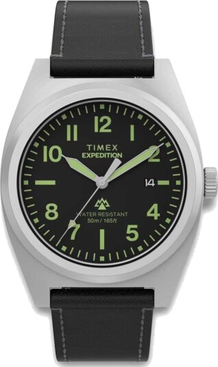 Timex Expedition North Capstone Leather Strap 39mm Black Dial Timex Expedition North Capstone Leather Strap 39mm Black Dial