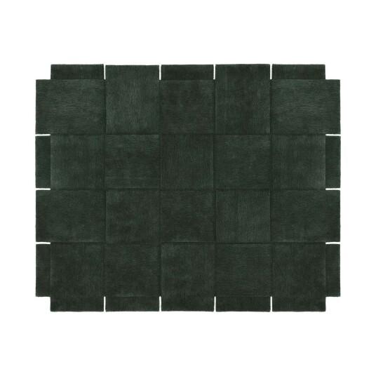 Design House Basket gulvteppe, grønn 245x300 cm
