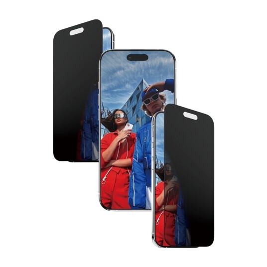 PanzerGlass iPhone Air Ultra-Wide Fit Privacy Skjermbeskytter med EasyAligner