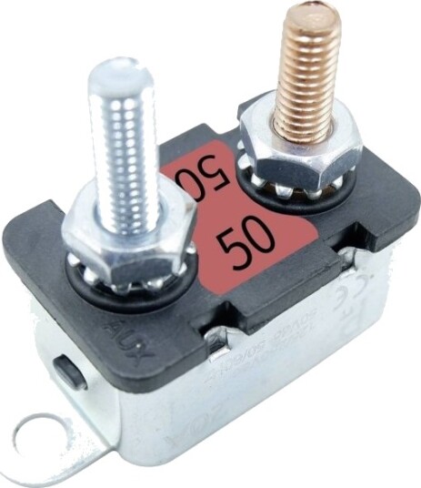 Usorteret Parts Ptt C001-102-0111C2t350 Automatsikring 50 A, 25 A Sølv/Rød, 1 Stk