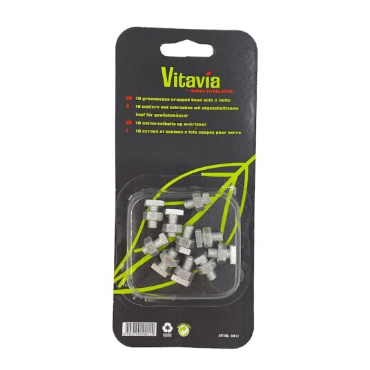 T-bolt og Mutter Vitavia 10 stk T-bolt og Mutter Vitavia 10 stk