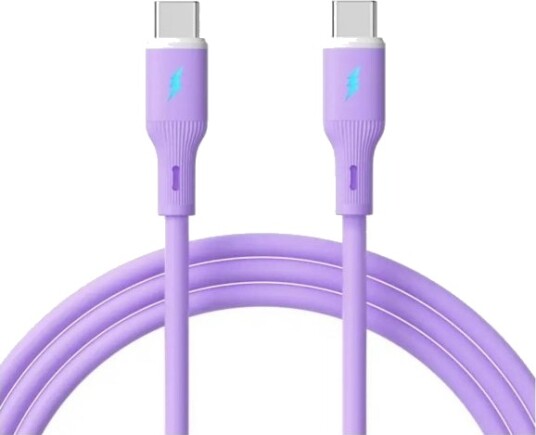 Usb A Til Usb-C Kabel Akyga Usb-C – Usb-A 1 M Lilla Ak-Usb-70