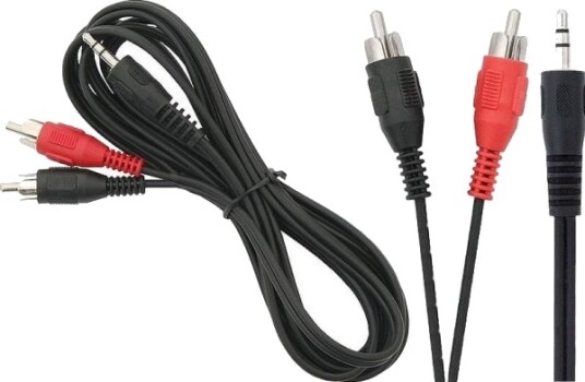 Kabelblås 3802# Przył.Wt.3,5St 2Xwt.Rca 2,5M