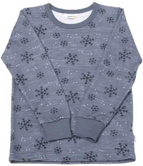 Joha Snowflake Genser I Ull/bambus Blue