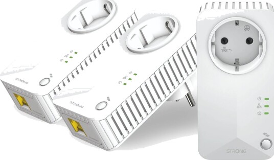 Strong PL600TRIEUV2 Powerline-adapter 600 Mbit/s 3-pack EU-plugg Strong PL600TRIEUV2 Powerline-adapter 600 Mbit/s 3-pack EU-plugg