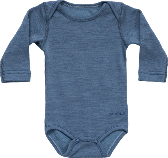 Devold Duo Active Merino Body Baby Blå 74