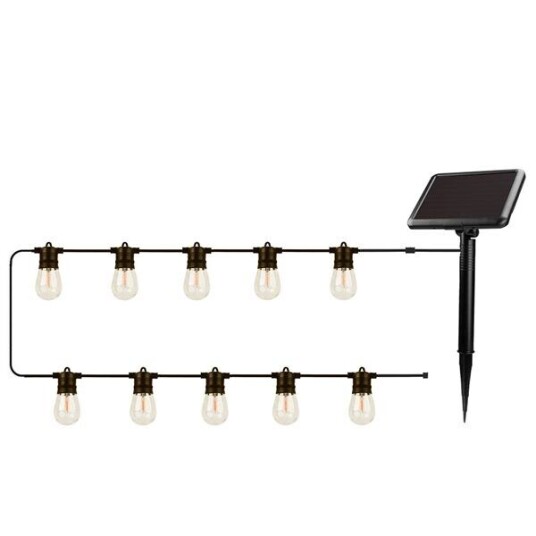 Forever LED Solar loop med 10 pærer 7,5m IP44 Forever LED Solar loop med 10 pærer 7,5m IP44