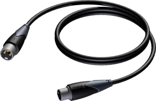 Procab Cld953/5 Xlr 3-Pin Hankjønn Xlr 3-Pin Hunkjønn 5 M Svart Grå