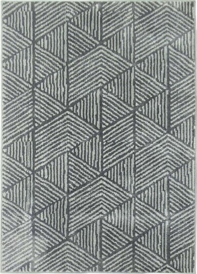 Mørkegrå vaskbart stueteppe – 150 x 80 cm