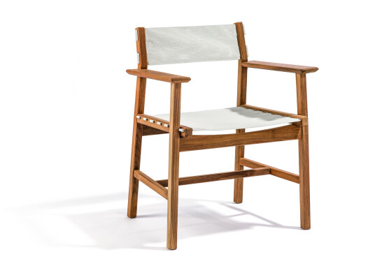 Skargaarden Djurö lenestol Teak/hvit Brun