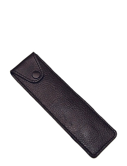 Parker Parker Leather Pouch For Straight Razors Black
