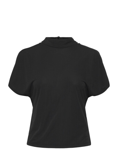 Gina Tricot Tie Top   Black   S