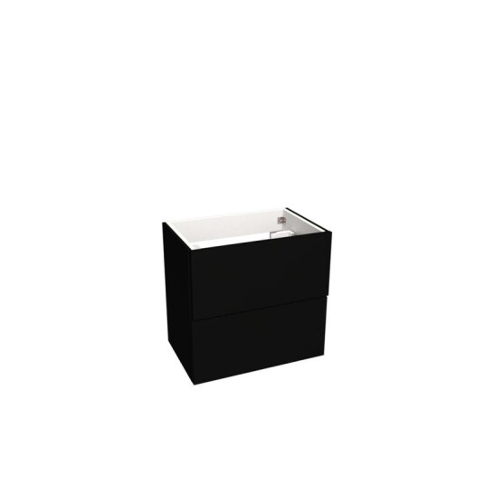 Vikingbad Servantskap slett MIE 60 slim sort matt PVC