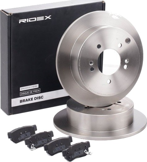 Bremseskiver og klosser RIDEX 3405B1491