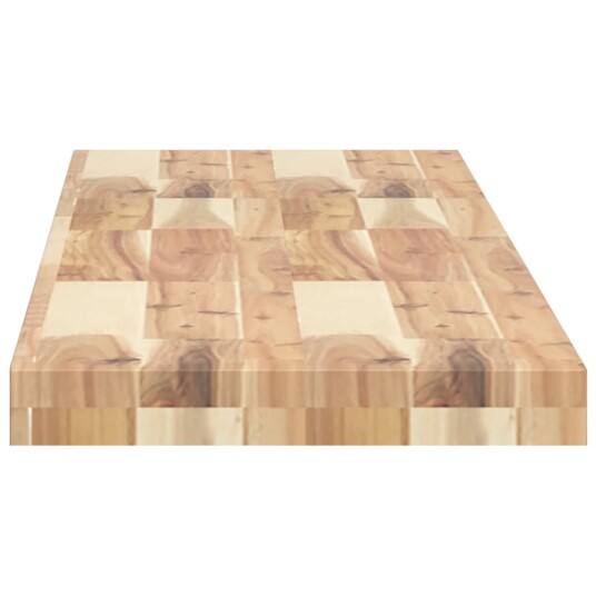  Flytende hylle 160x30x4 cm ubehandlet heltre akasie