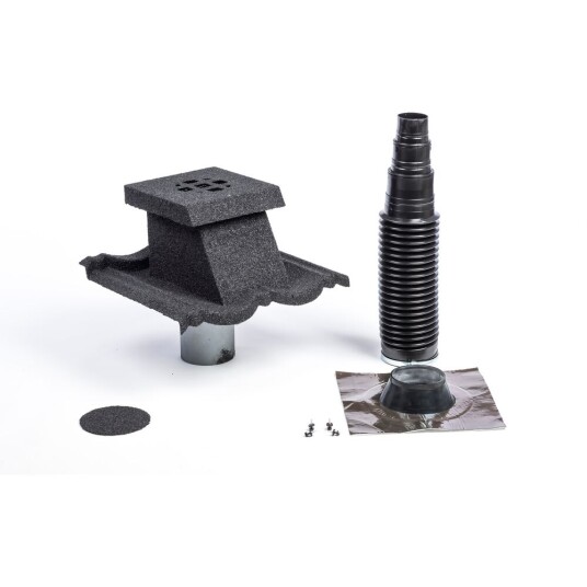 Isola Soil Vent 10 50 Powertekk Sort Isola Soil Vent 10 50 Powertekk Sort