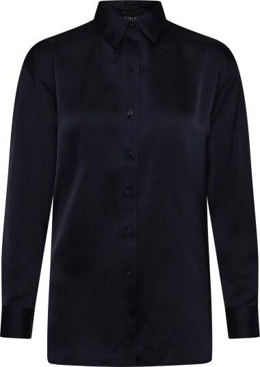 Lauren Ralph Lauren Shirt Wt Charm Wvn Shirt LAUREN NAVY L