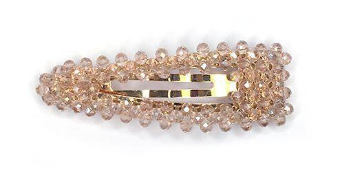 Crystal Clip Triangle Gold Crystal Clip Triangle Gold