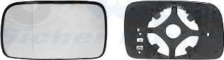 VAN WEZEL 5824837 Speilglass, ytterspeil VAN WEZEL 5824837 Speilglass, ytterspeil