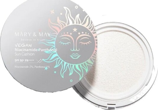 Mary & May Vegan Niacinamide Solkrem Cushion SPF50+ PA++++ 25g Mary & May Vegan Niacinamide Solkrem Cushion SPF50+ PA++++ 25g