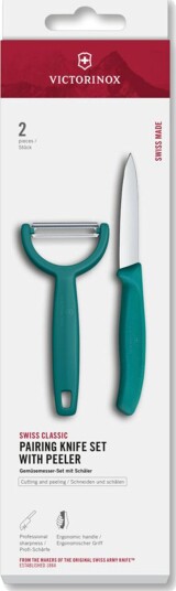 Victorinox Swiss Classic skrellekniv og Y skreller grønn