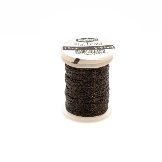 Semperfli Flat braid Black