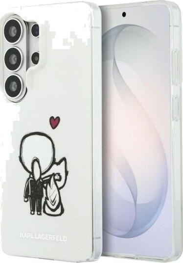 Karl Lagerfeld IML Karl&Choupette MagSafe Case for Samsung Galaxy S26 Ultra - Transparent Karl Lagerfeld IML Karl&Choupette MagSafe Case for Samsung Galaxy S26 Ultra - Transparent