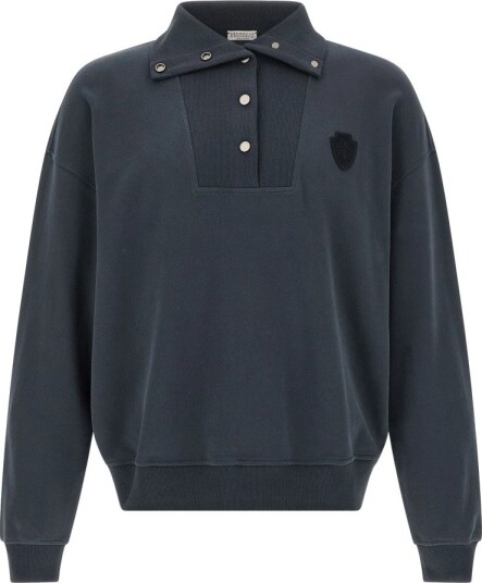 Brunello Cucinelli Dame Gensere & Hettegensere Blå XS,