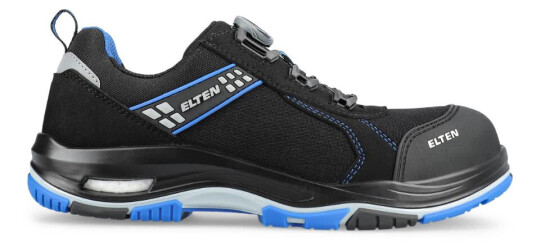 Elten Ian XXTP Pro BOA Blue Low Safety Shoes S3S SRC Black 1 Par SKI-721331-Svart 43