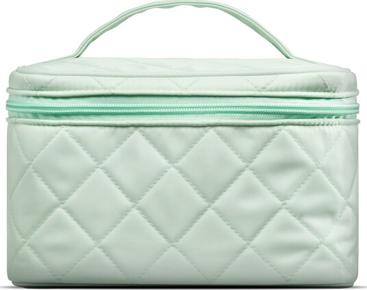 Gillian Jones Beauty Box in quilted nylon Green