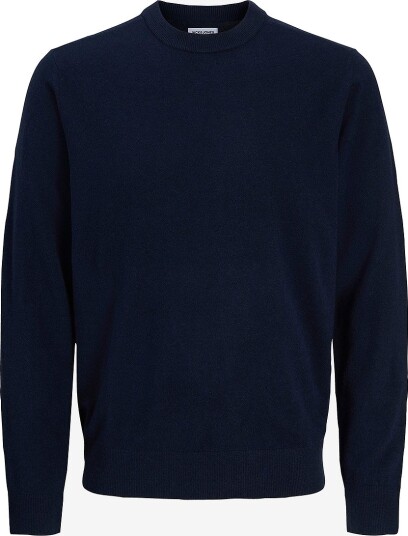 Jack & Jones - Genser Jjeperfect Wool Blend Knit Crew Nec - Blå