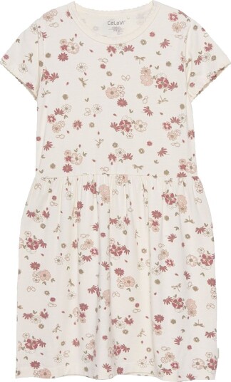 CeLaVi Nattkjole AOP Rose Cloud CeLaVi 80 Nattkjole Beige Rosa
