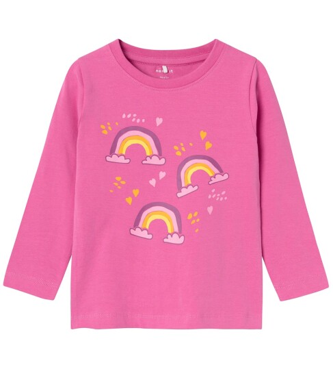 Name It Genser NmfSjolle Fiji Flower 2 år 92 Genser Rosa
