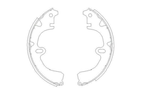 Bremsesko sett KAVO PARTS KBS 9918