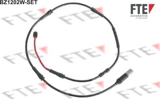 Slitekontakt bremsekloss FTE 9410145 Slitekontakt bremsekloss FTE 9410145